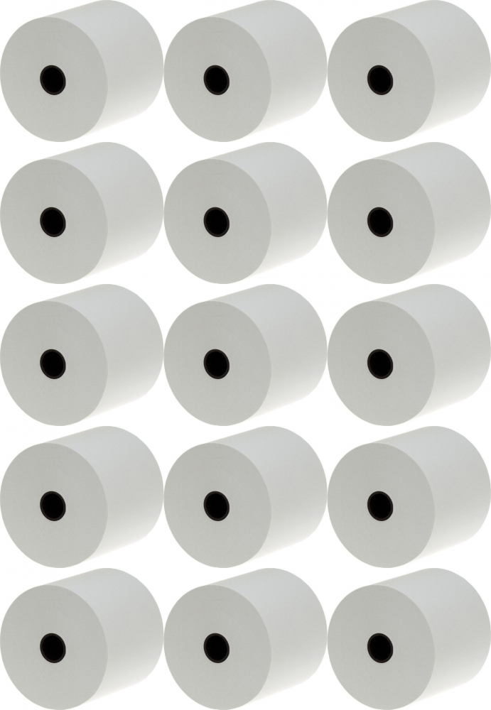 15x Rolka termiczna Drescher Polska Sp. z o.o., 49mm x 30m, 48g/m2, BPA Free, biały