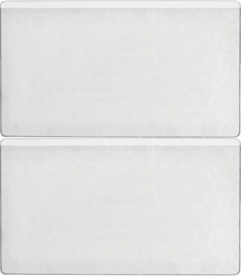 2x Kieszeń samoprzylepna Durable Pocketfix, 101x61mm, 100 sztuk, transparentny