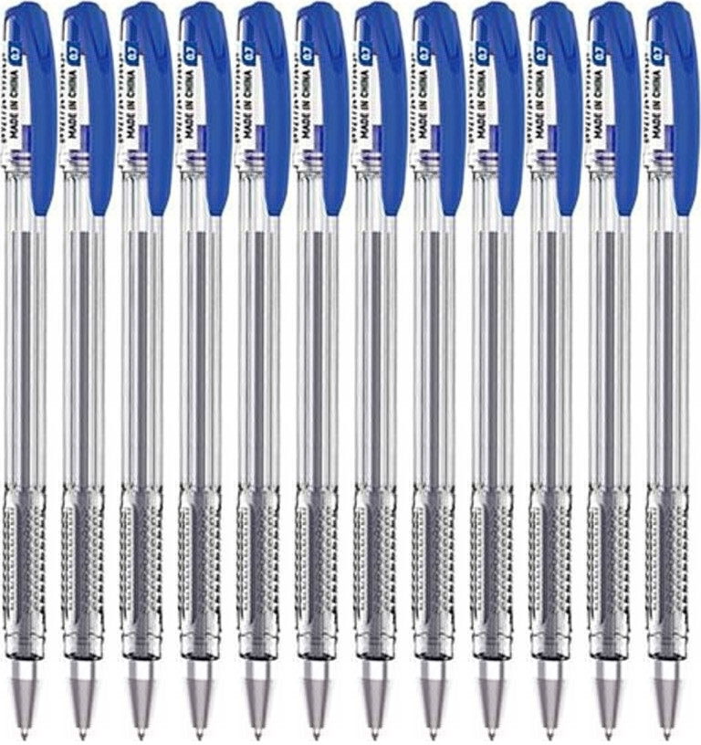 12x Długopis Deli Think, niebieski