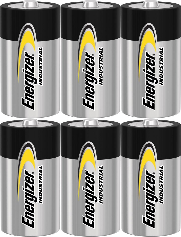 6x Bateria alkaliczna Energizer Industrial, C, 1.5V, LR14, 12 sztuk