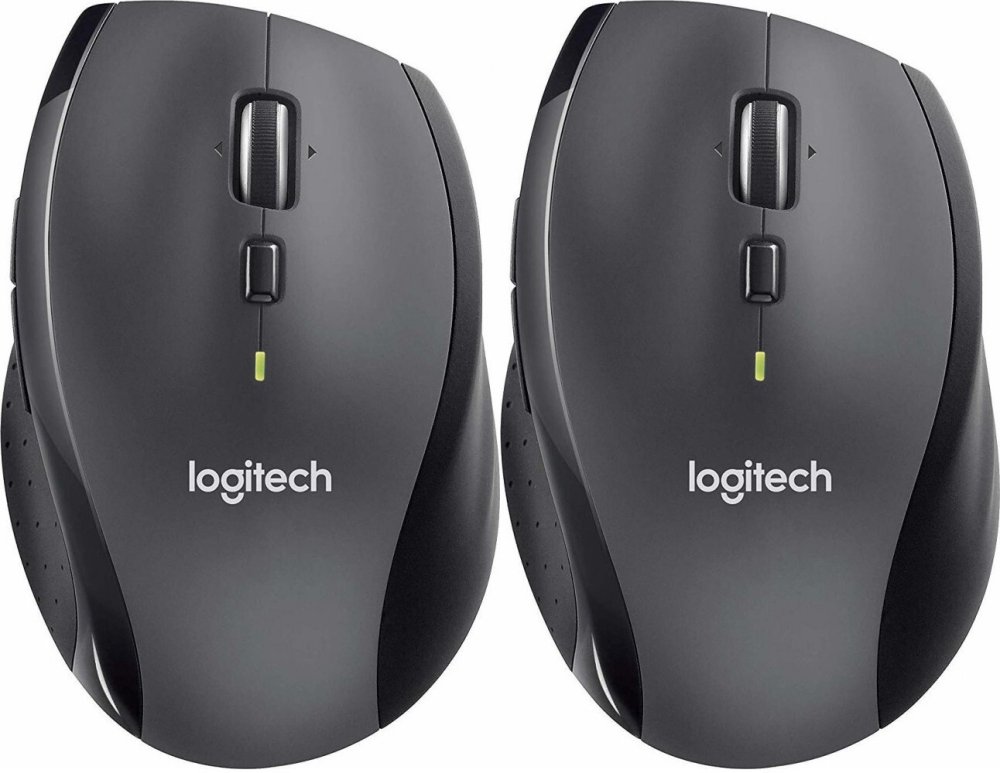 2x Myszka bezprzewodowa Logitech M705 Marathon, laserowa, czarno-szary