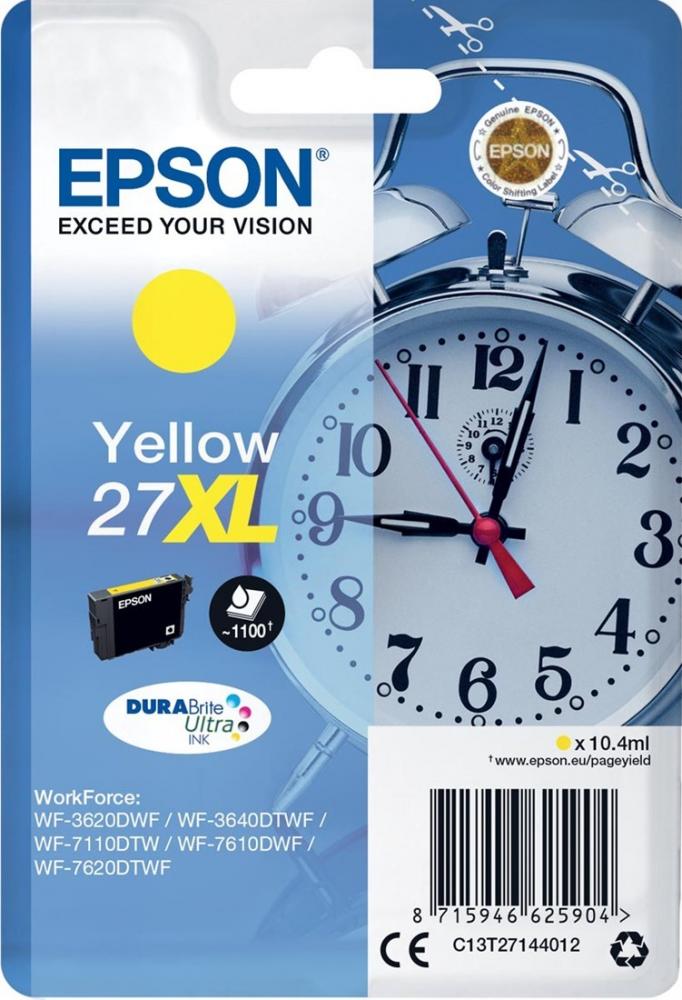 Tusz Epson T2714 XL (C13T27144012), 10.4ml, yellow (żółty)
