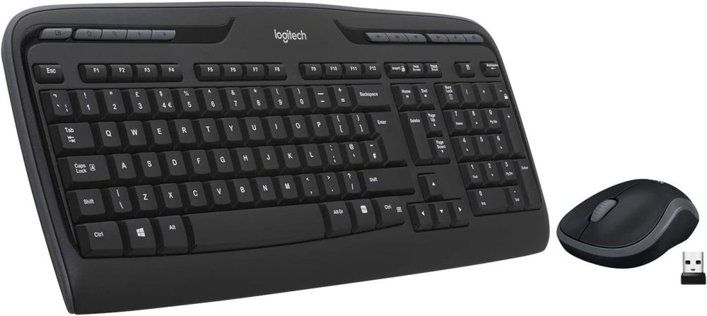Zestaw bezprzewodowy Logitech MK330, klawiatura + mysz, czarny