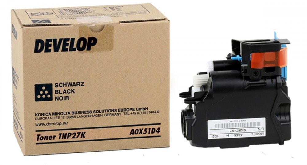 Toner Develop A0X51D4 (TNP-27K), 6000 stron, black (czarny)