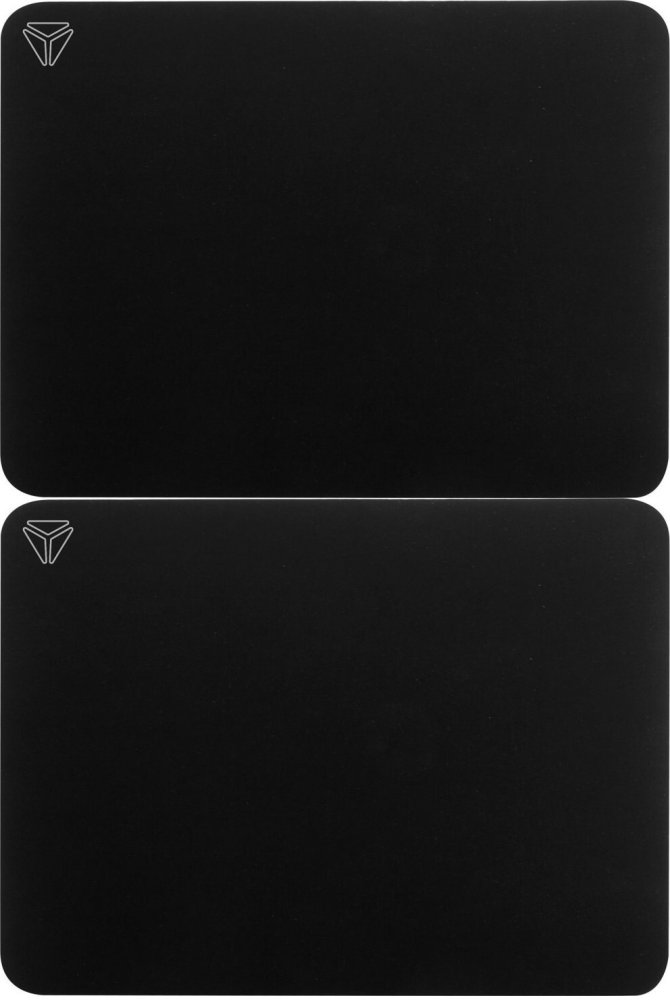 2x Podkładka pod mysz Yenkee YPM 47 Speed Top L, 470x350x3 mm, czarny