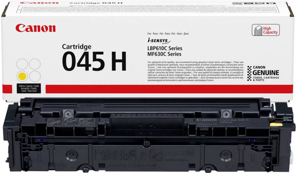Toner Canon 1243C002 045HY (CRG-045HY), 2200 stron, yellow (żółty)