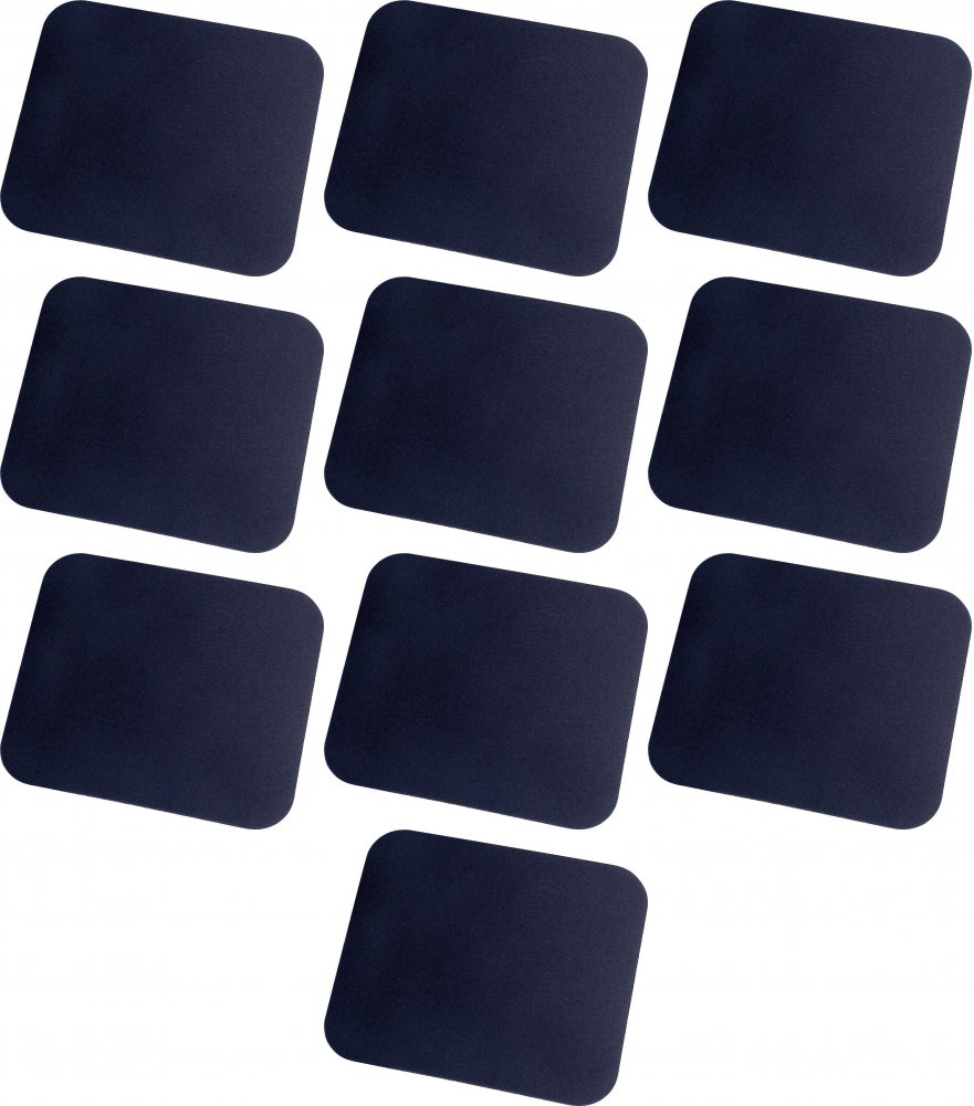 10x Podkładka piankowa pod mysz LogiLink, 250x220x3mm, czarny