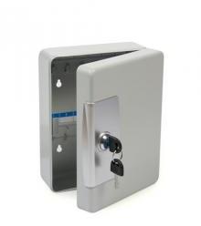 Szafka na klucze Argo, na 22 klucze, z zawieszkami, szary