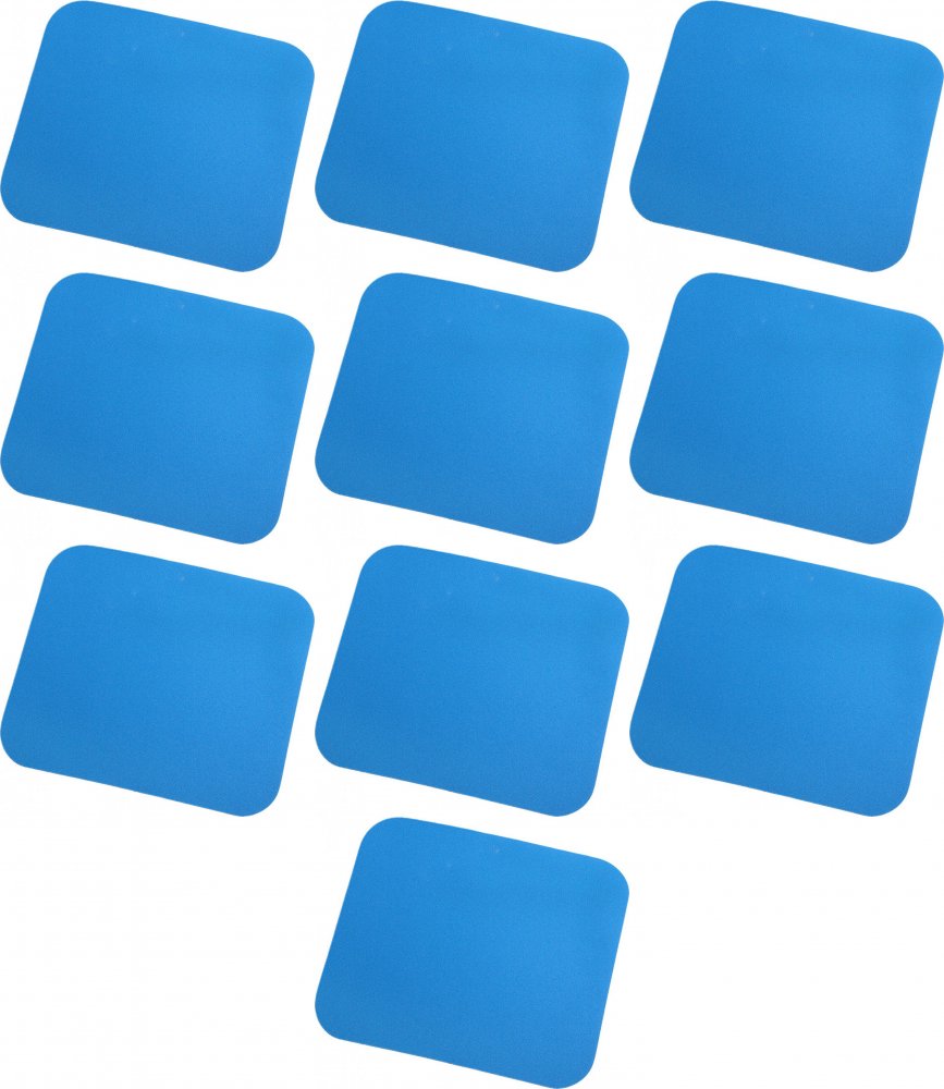 10x Podkładka piankowa pod mysz LogiLink, 250x220x3mm, niebieski