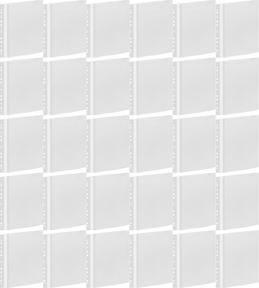 40x Skoroszyt plastikowy oczkowy Grand GR 505E, A4, biały