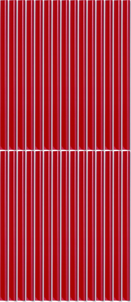 100x Listwa wsuwana Durable, 3mm, do 30 kartek, 1 sztuka czerwony