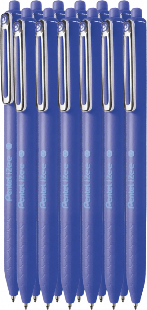 12x Długopis automatyczny Pentel iZee, 0.7mm, niebieski