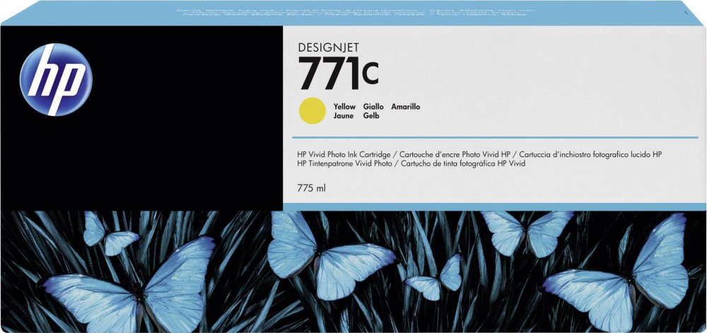 Tusz HP 771C (B6Y10A), 775ml, yellow (żółty)