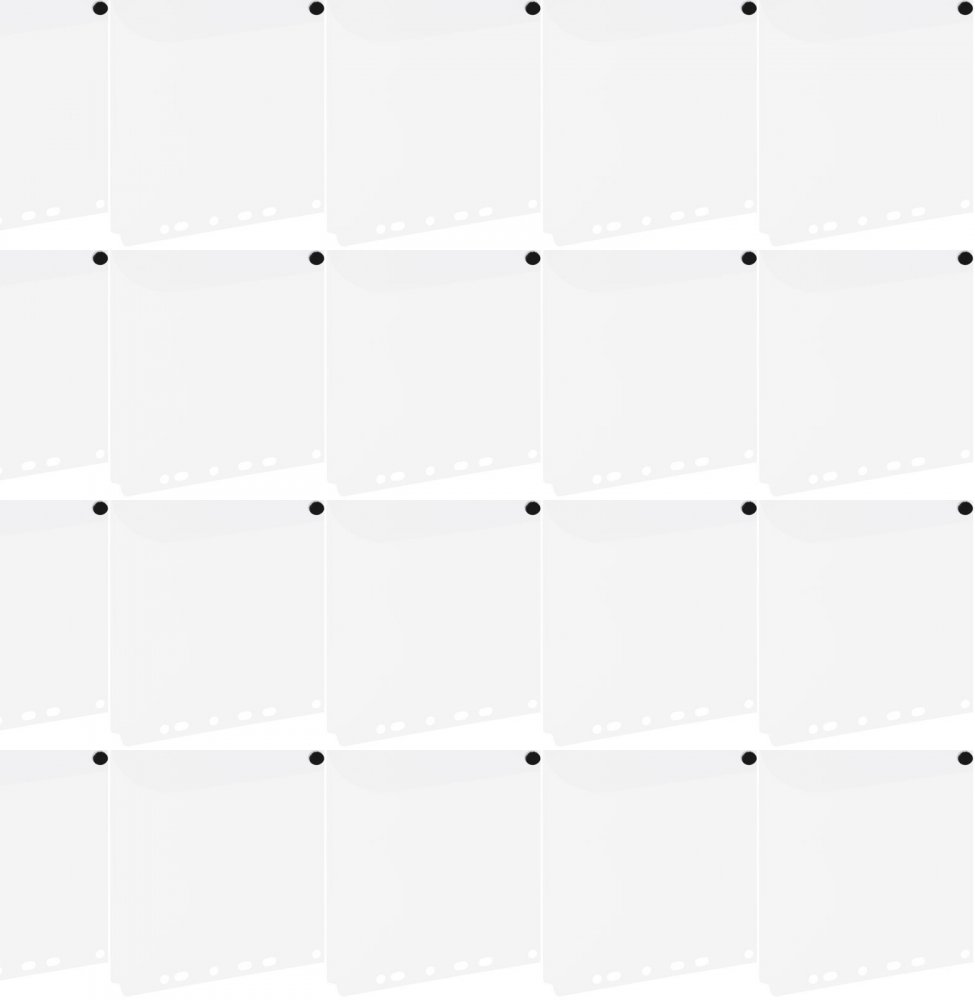 20x Teczka kopertowa Grand ZP045A, A4, na zatrzask, europerforacja, biały