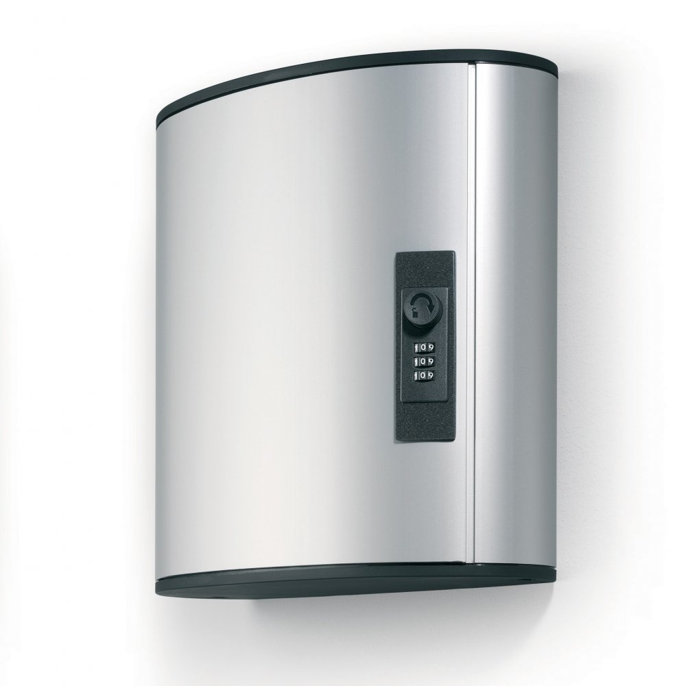 Szafka na klucze Durable Key Box, na 36 kluczy, z zamkiem szyfrowym, srebrno-czarny