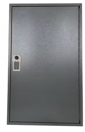 Szafka na klucze Manutan + 5 zawieszek, na 200 kluczy, zamek szyfrowy, szary