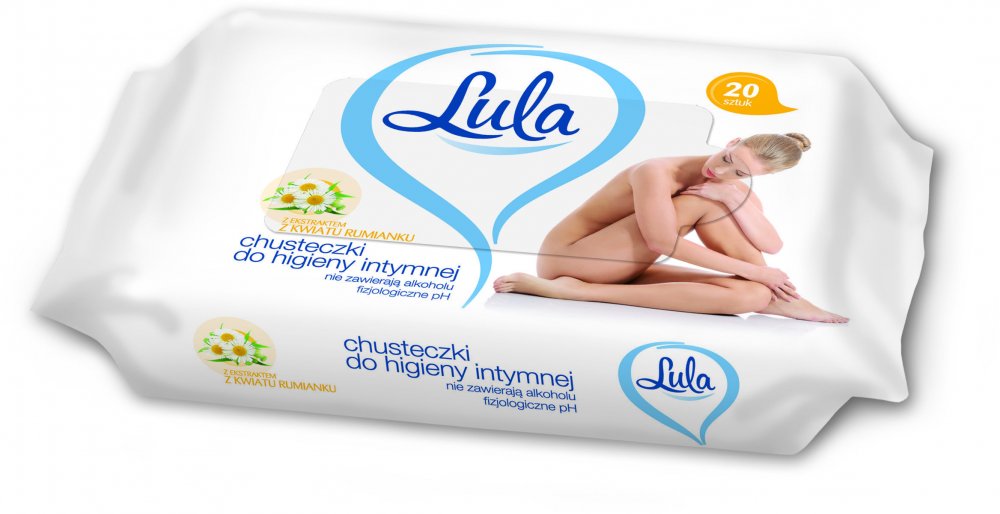 Chusteczki do higieny intymnej Lula, 20 sztuk
