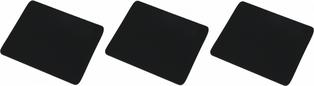 3x podkładka piankowa pod mysz Fellowes Economy, 186x224x6mm, czarny