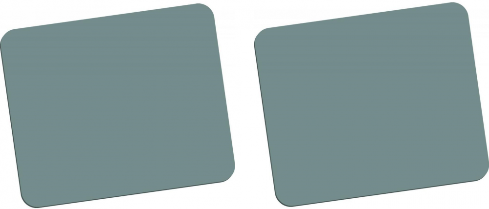 2x podkładka piankowa pod mysz Fellowes Economy, 186x224x6mm, szary