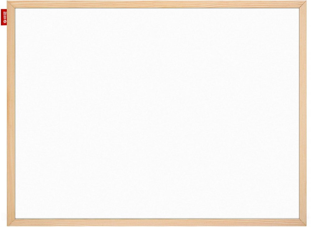 Tablica suchościeralna magnetyczna MemoBe, w ramie drewnianej, 50x40cm