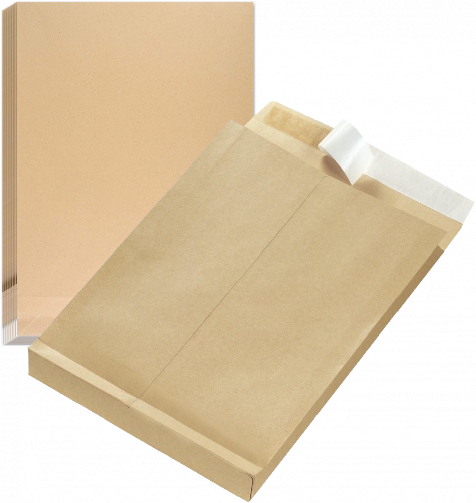 5x Koperta rozszerzana NC, C4, z paskiem HK, 10 sztuk, brązowy