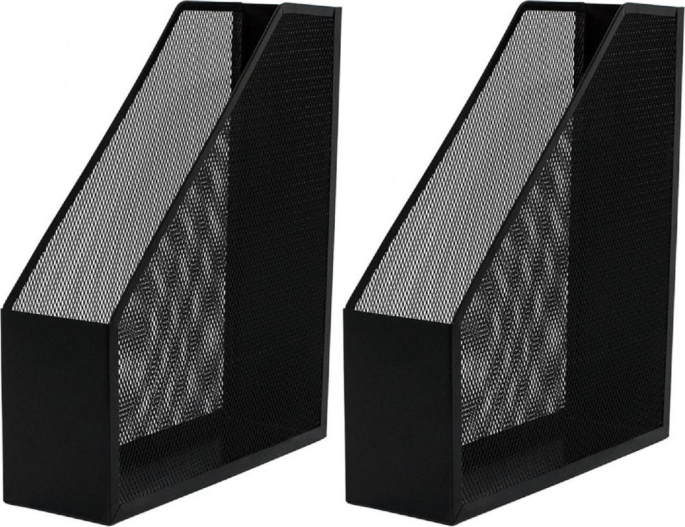 2x Organizer druciany na dokumenty Q-connect, A4, 90mm, do 900 kartek, czarny