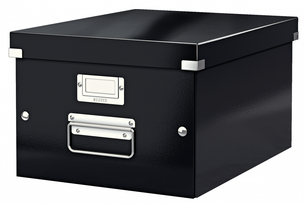Pudło uniwersalne Leitz Click&Store Wow, A4, czarny