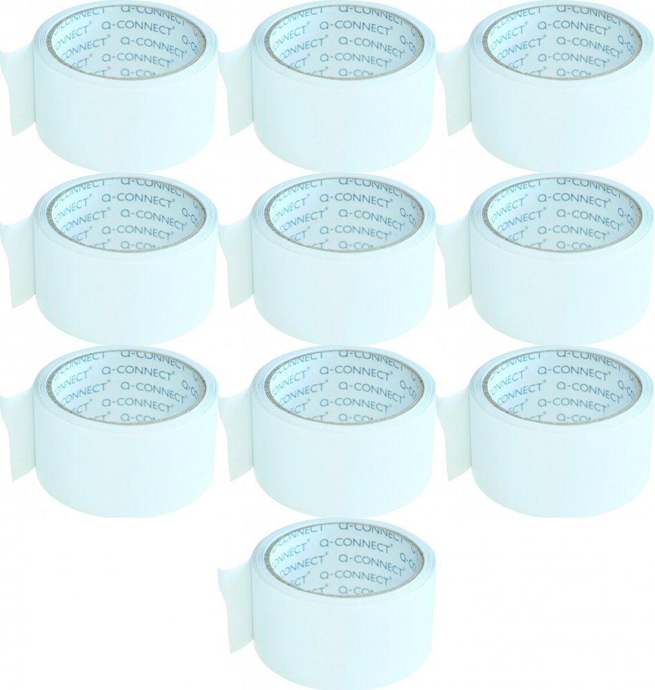 10x Taśma dwustronna Q-Connect, 50mm x 5m, przezroczysty