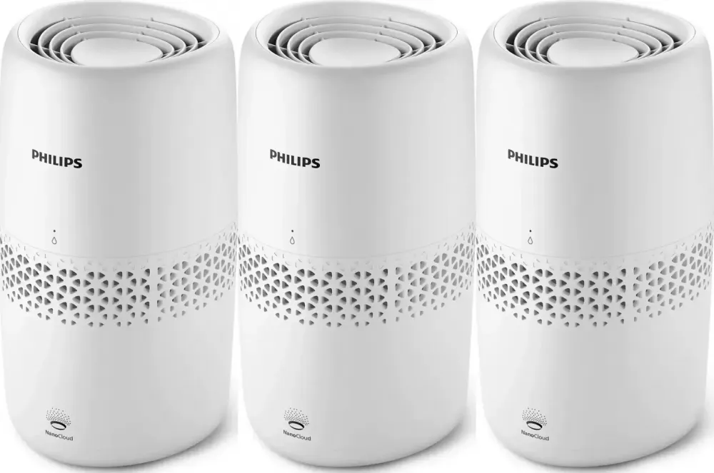 3x Nawilżacz powietrza Philips Seria 2000 HU2510/10, 2l, biały