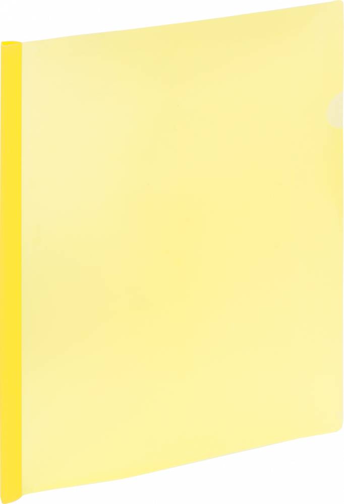 Skoroszyt zaciskowy Grand 9111, A4, do 40 kartek, żółty