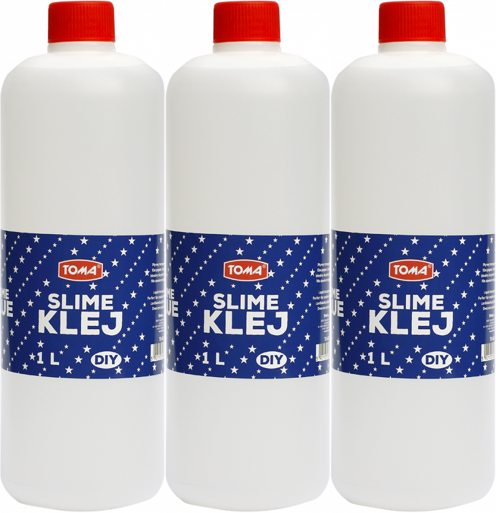3x Klej w płynie Toma Slime TO-482, 1l