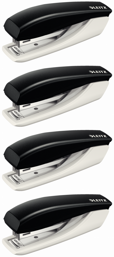 4x Zszywacz mini Leitz New NeXXt, do 10 kartek, czarny