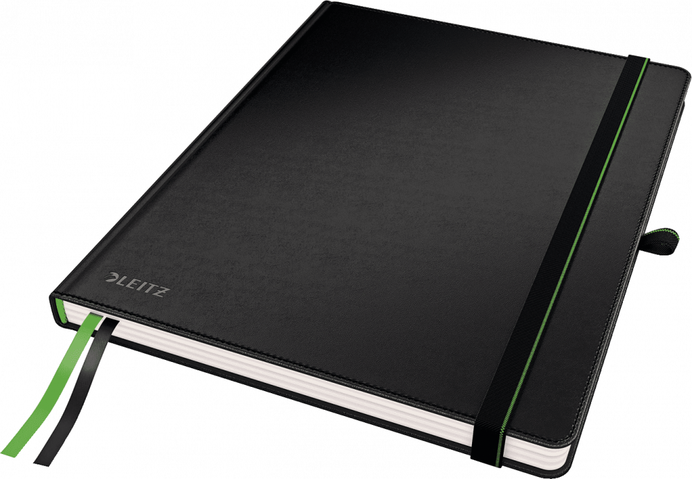 Notatnik w kratkę Leitz Complete, w rozmiarze iPad, 80 kartek, czarny