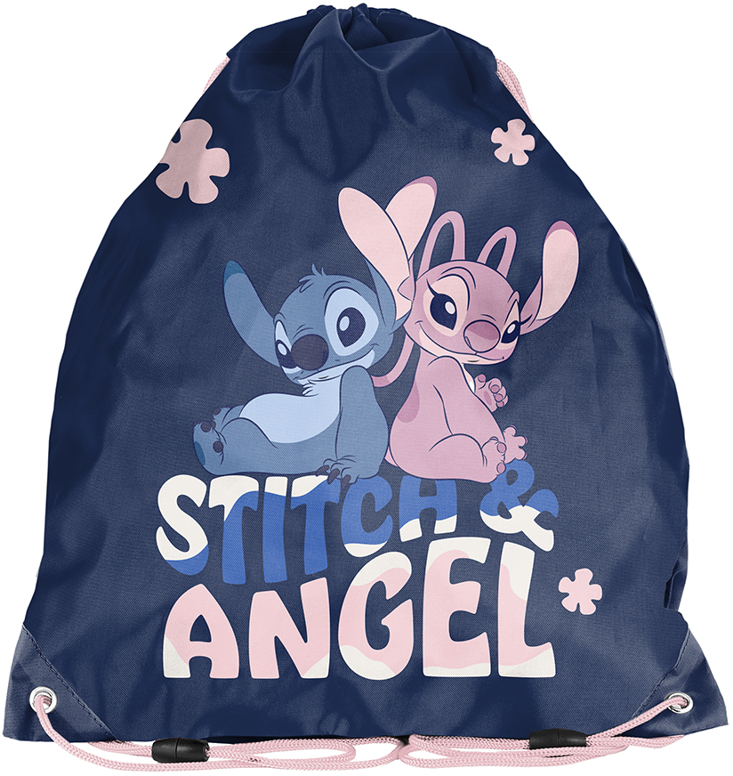 Worek na buty Paso Disney Stitch, 45x34cm, granatowy