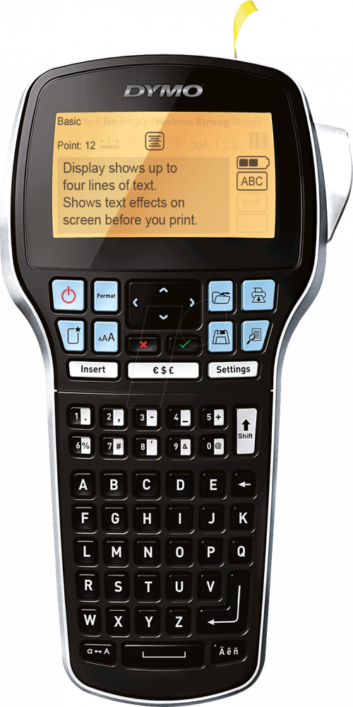 Drukarka etykiet Dymo, LM420P, do taśmy D1 6/9/12/19 mm, 180 dpi