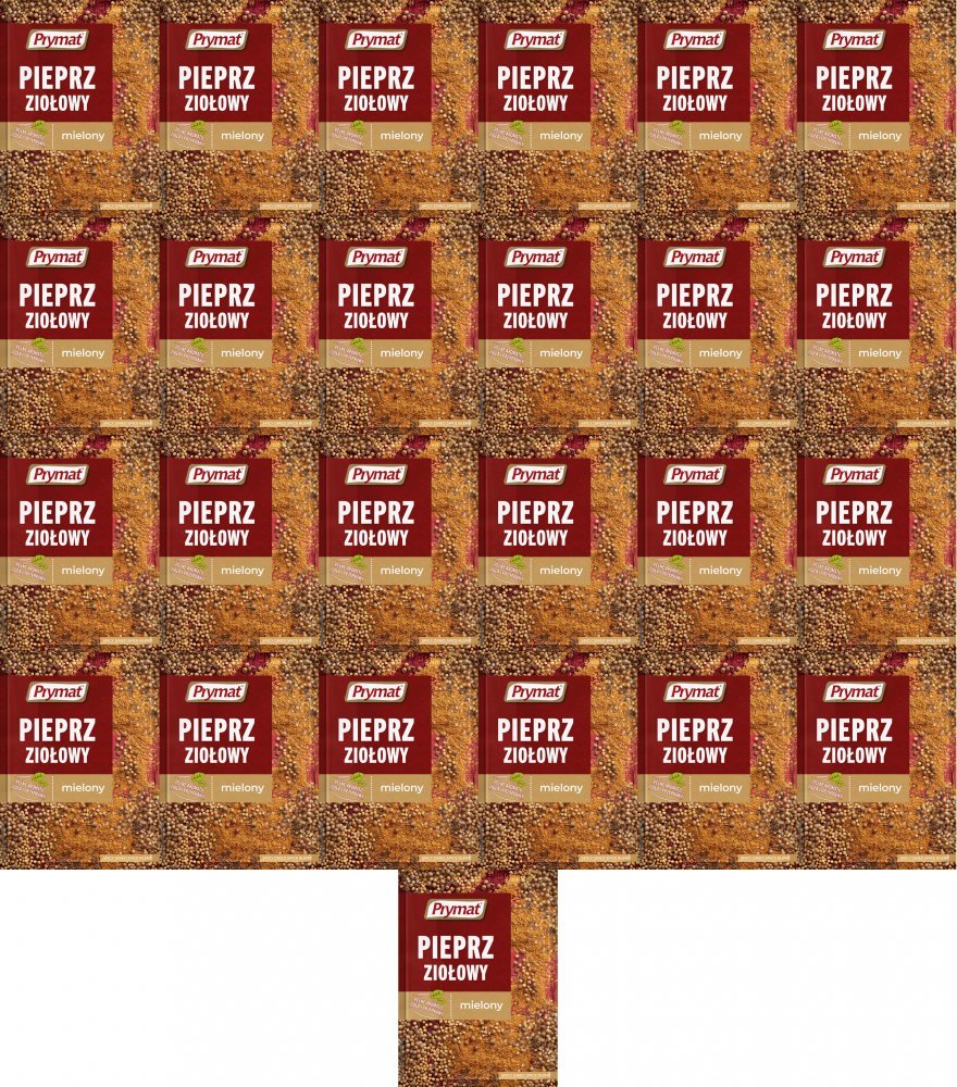 25x Pieprz ziołowy mielony Prymat, 20g