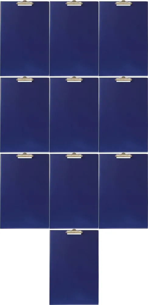 10x Clipboard Biurfol, A3, granatowy