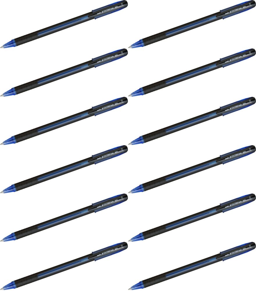 12x Długopis Uni SX-101 Jetstream, 0.7mm, niebieski