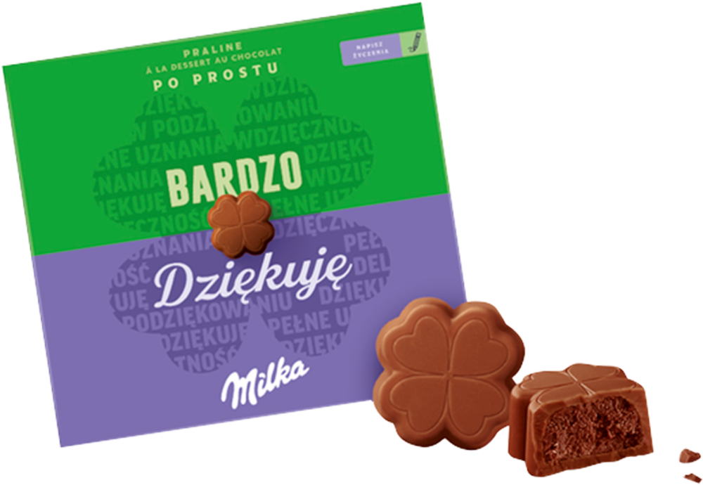 Bombonierka Milka Dziękuję/Thank You, 110g