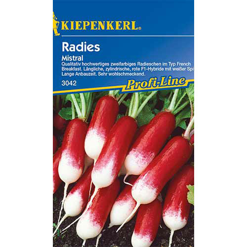 1 pac, Ridiche Mistral F1 Kiepenkerl - Semințe: Mod de ambalare: 1 pac