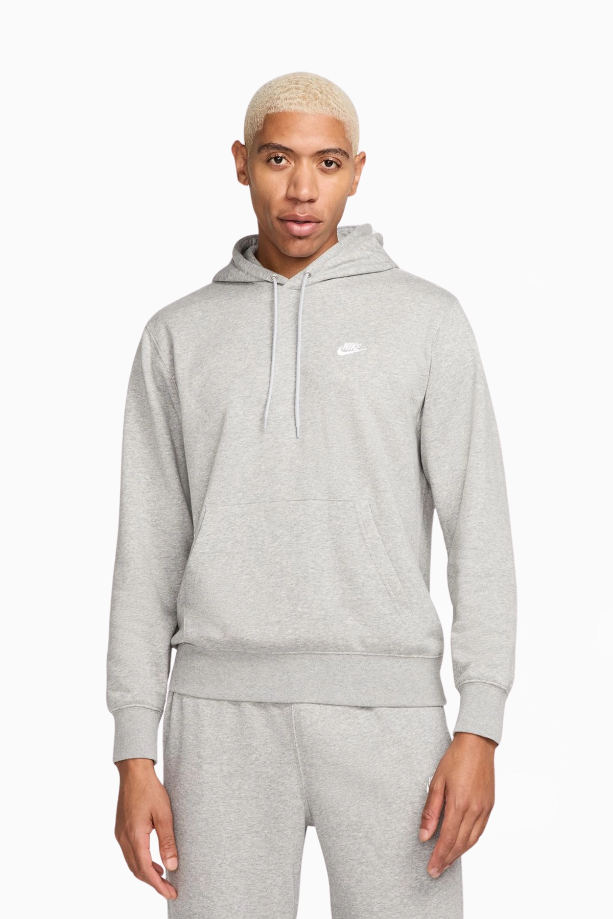 Bluza z kapturem Nike Club Fleece - Szary