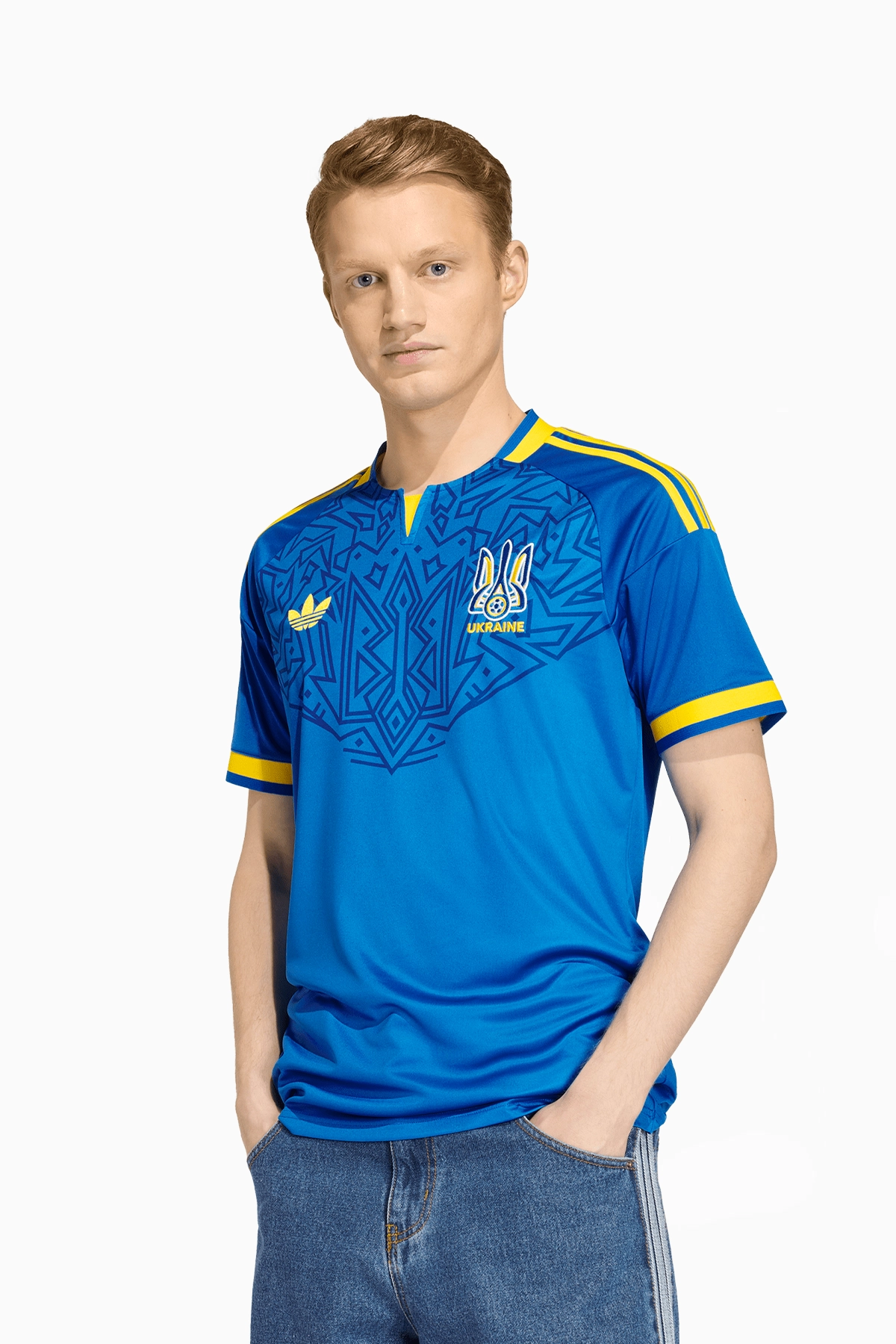 Koszulka Reprezentacji Ukrainy adidas Originals 2026 Wyjazdowa Replica - Niebieski