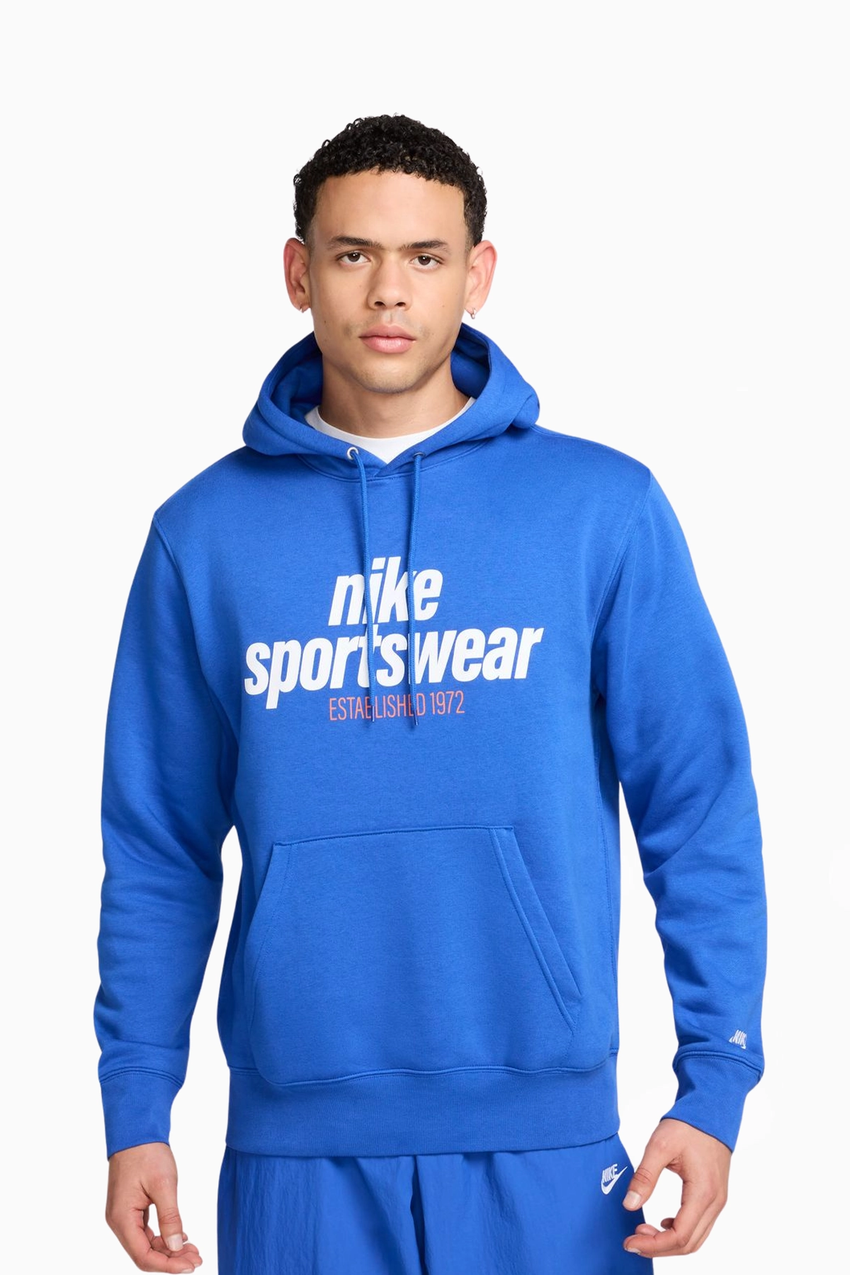 Bluza z kapturem Nike Club - Niebieski