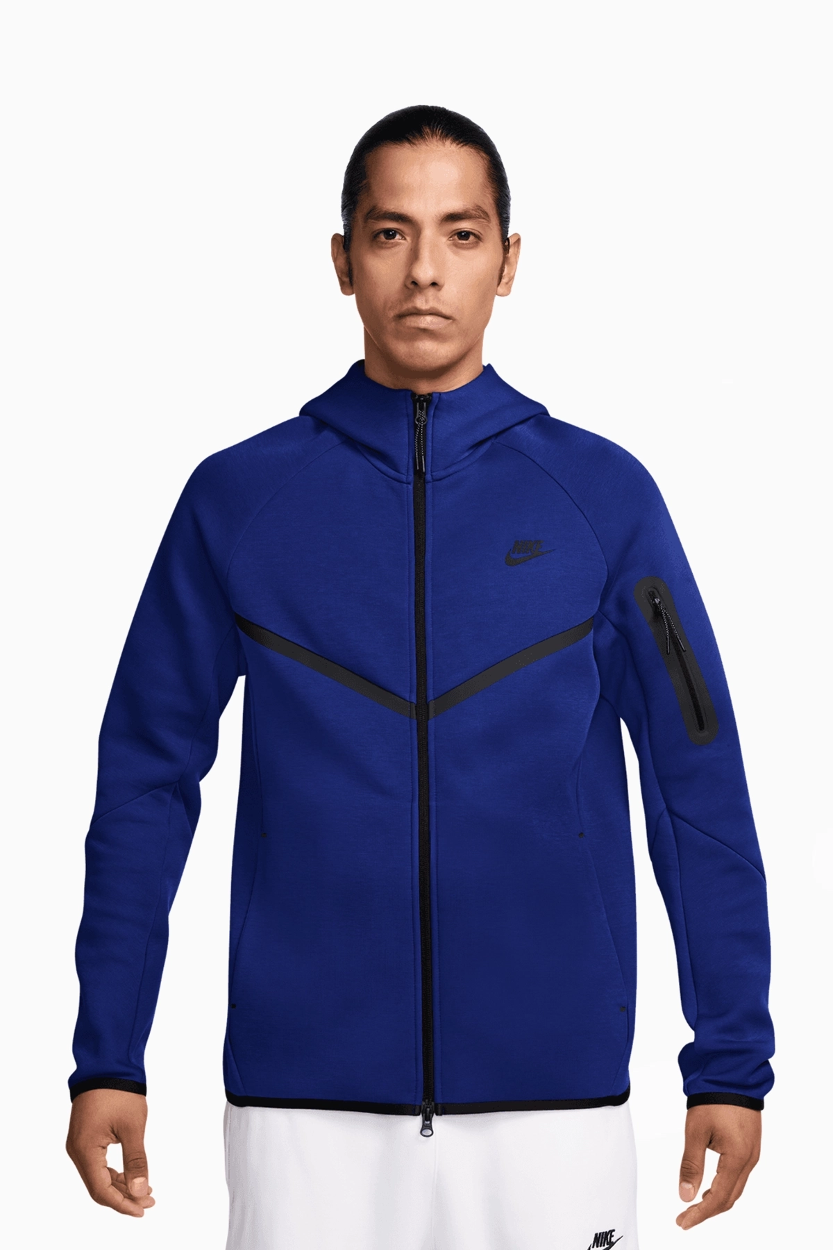 Bluza z kapturem Nike Sportswear Tech Fleece Windrunner - Niebieski