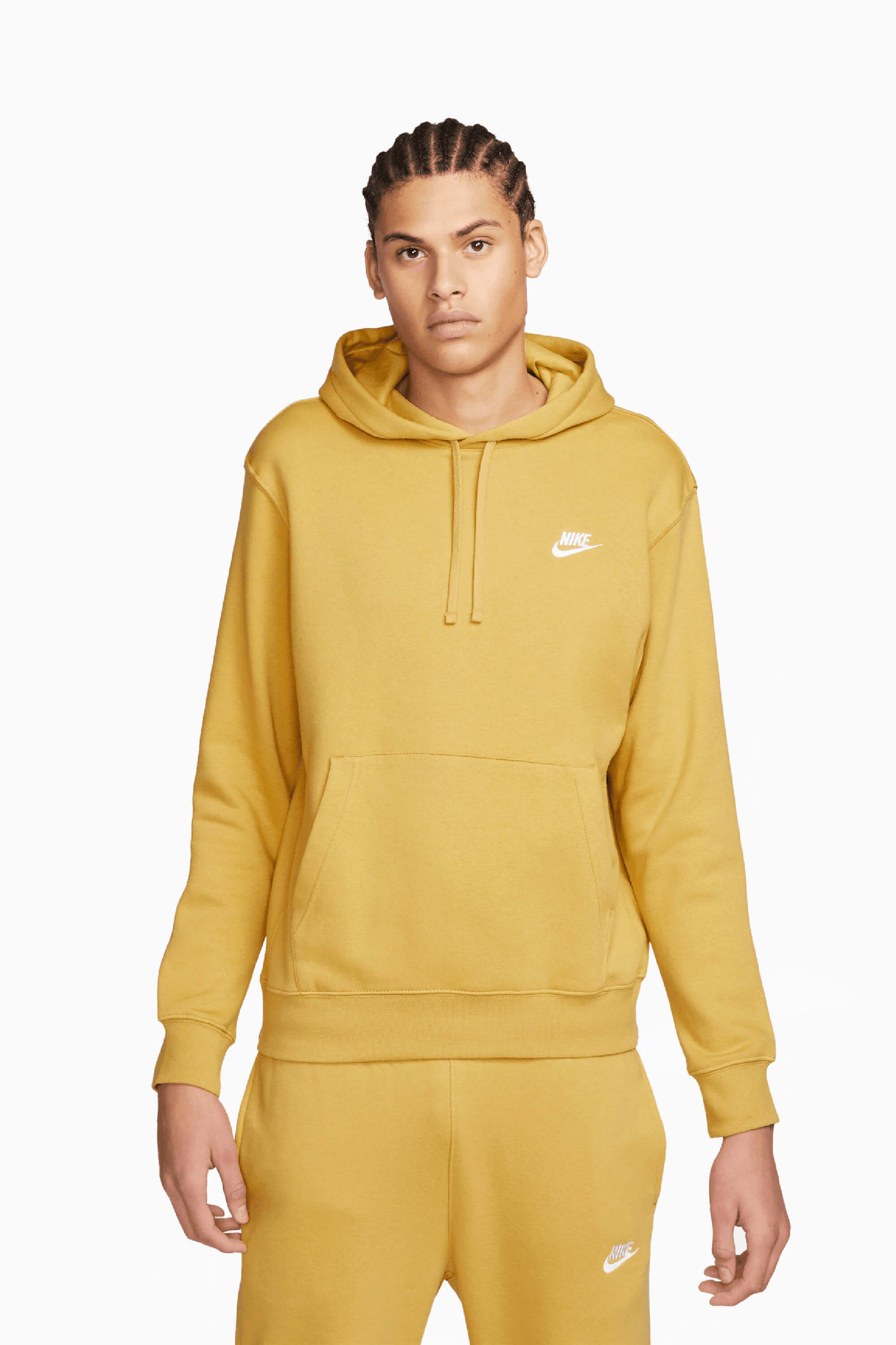 Bluza z kapturem Nike Sportswear Club Fleece - Żółty