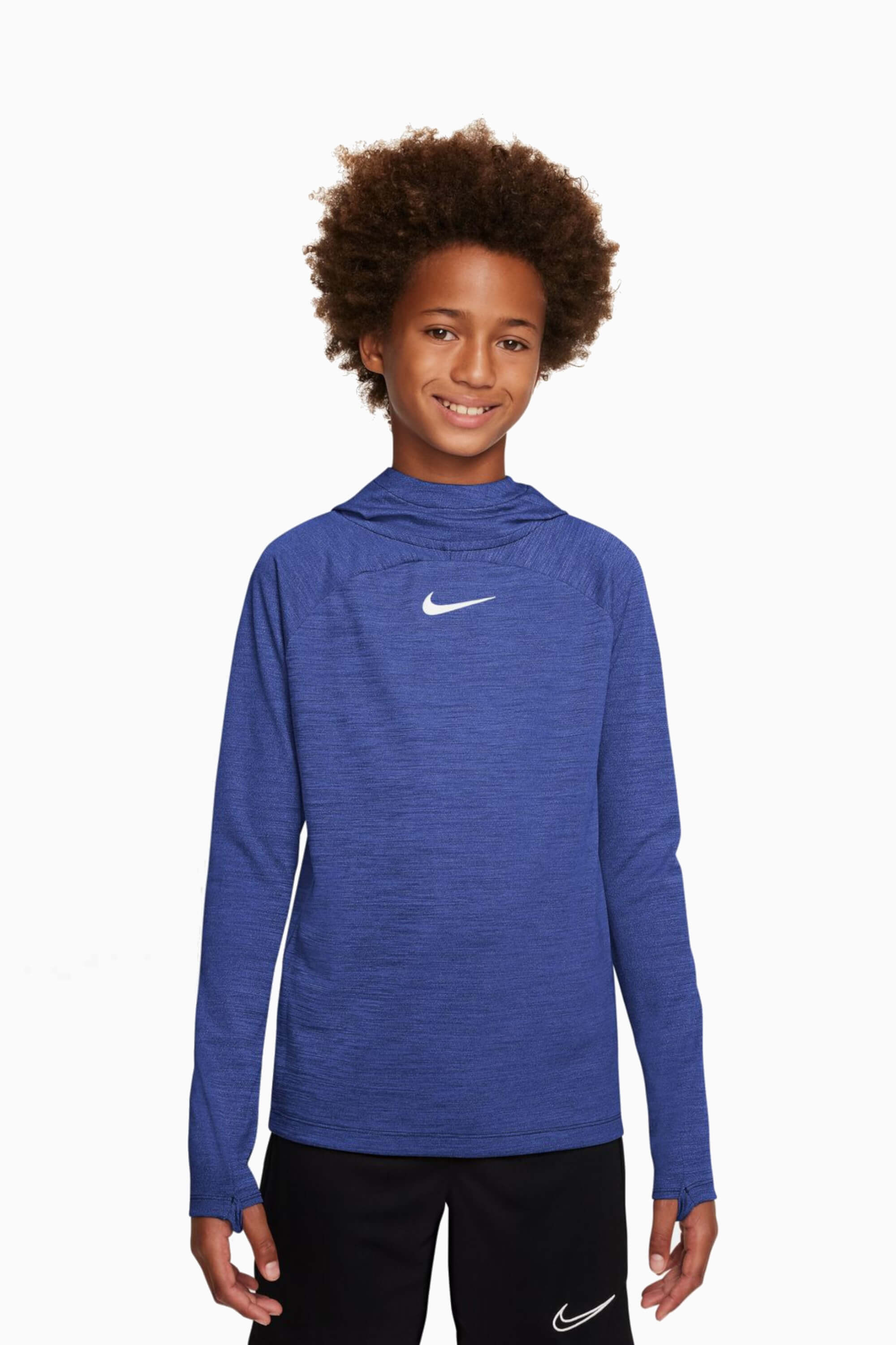 Bluza z kapturem Nike Dri-FIT Academy Junior - Niebieski