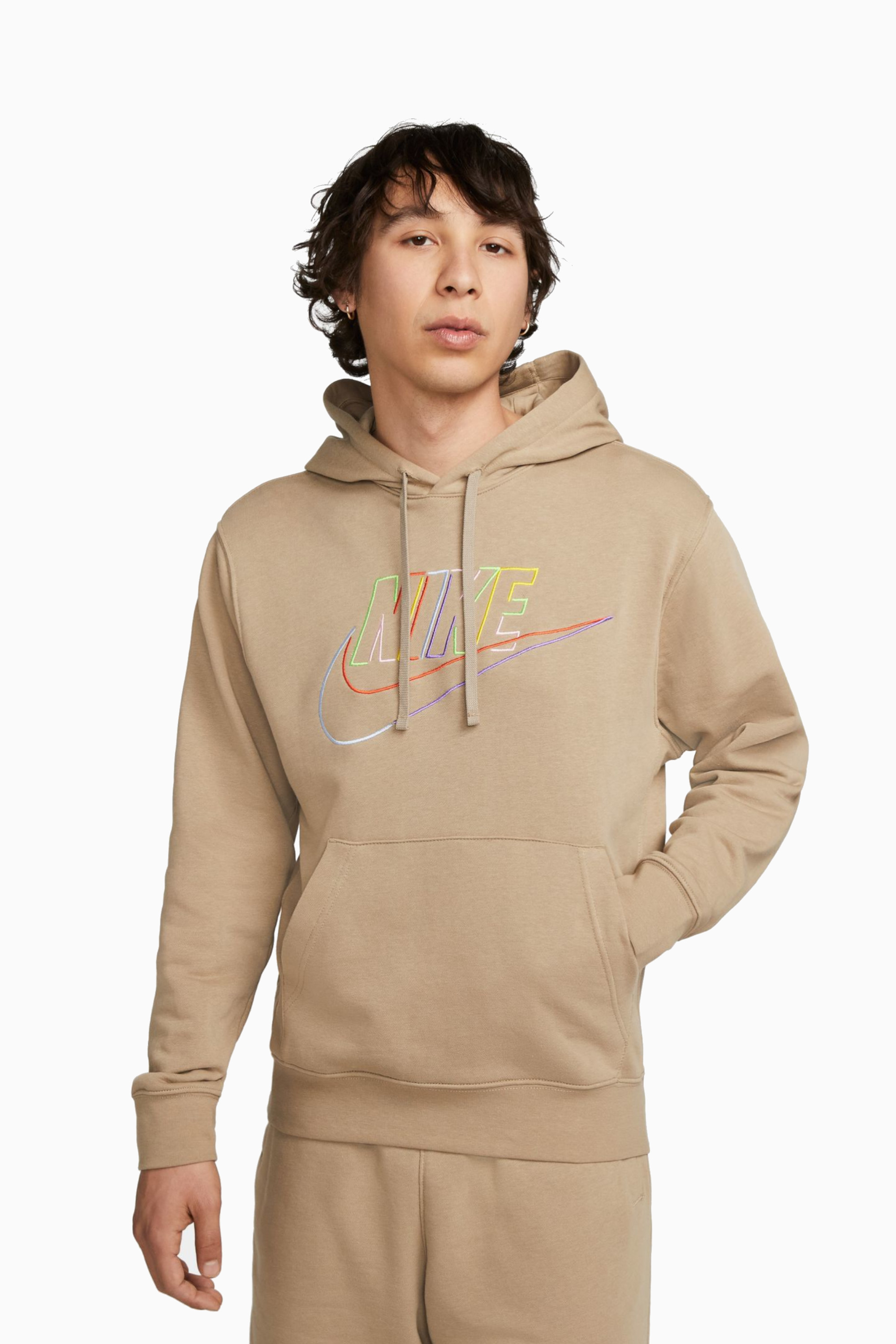 Bluza z kapturem Nike Club Fleece - Beżowy