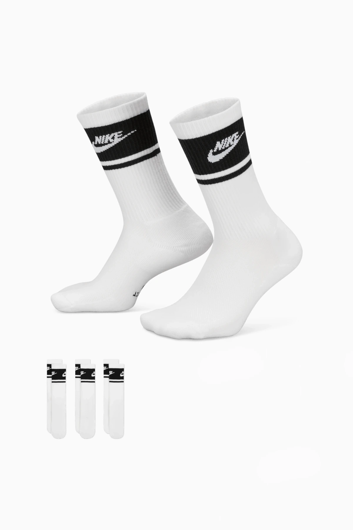 Skarpety Nike Everyday Elevated 3-Pack - Biały