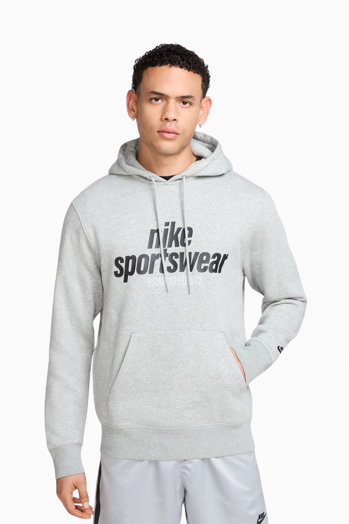 Bluza z kapturem Nike Club - Szary