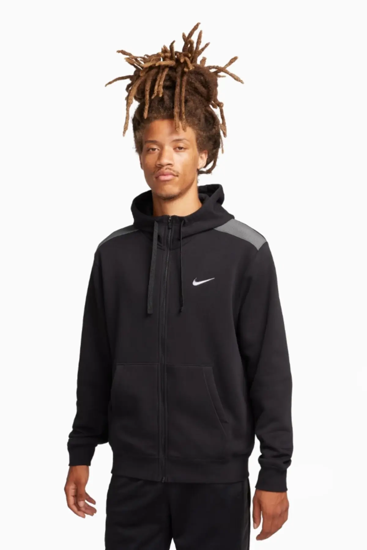 Bluza z kapturem Nike Sportswear Fleece FZ - Czarny